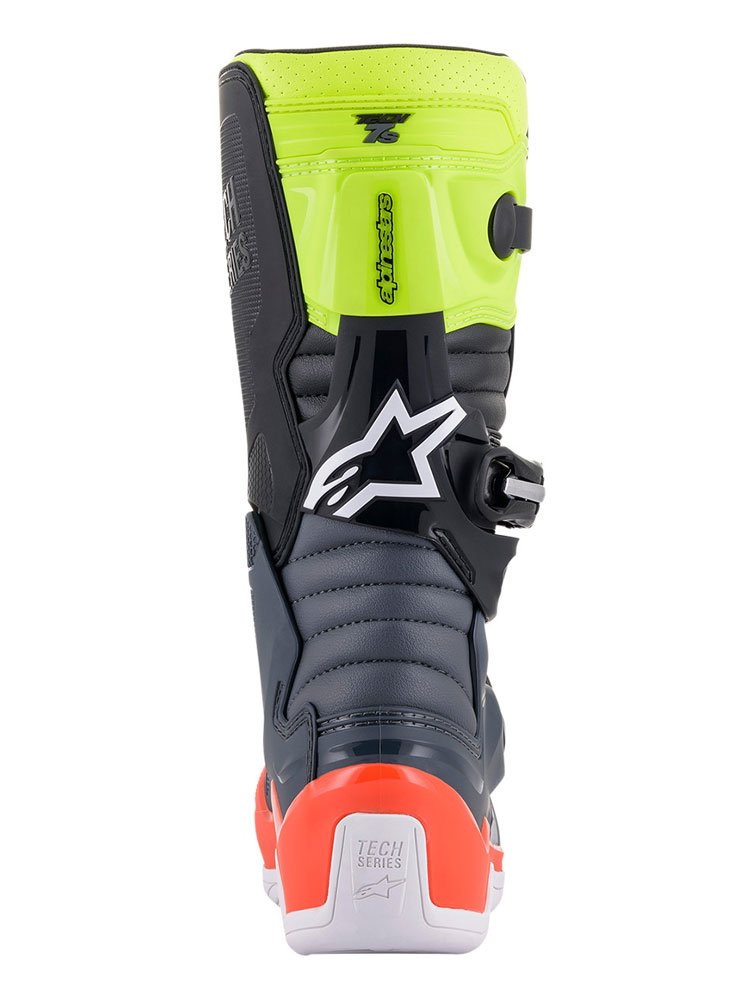 Buty enduro dziecięce Alpinestars Tech 7S szaro-czerwono-czarne