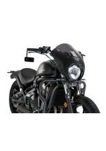 Półowiewka motocyklowa sportowa PUIG Dark Night Kawasaki Vulcan S (15-) mocno przyciemniana matowa