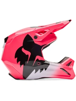 Kask enduro dziecięcy Fox V1 Shield różowy