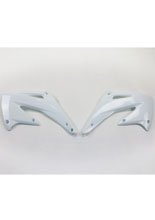 Osłony chłodnicy UFO do Hondy CRF 450R (02-04) białe