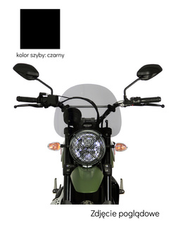Szyba motocyklowa MRA Touring "NT" Ducati Scrambler 800 (-18) czarna