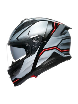 Kask integralny AGV K7 Jaeger czarno-srebrny