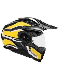 Kask adventure Touratech Aventuro Pro Carbon czarno-biało-zółty