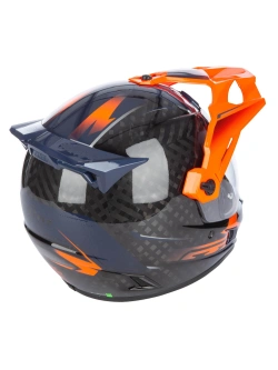 Kask adventure Klim Krios Pro Echo czarno-pomarańczowy