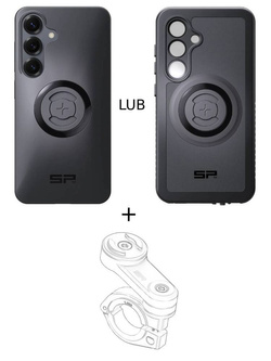 Zestaw na motocykl: etui na telefon Samsung Galaxy S25 + mocowanie SP Connect
