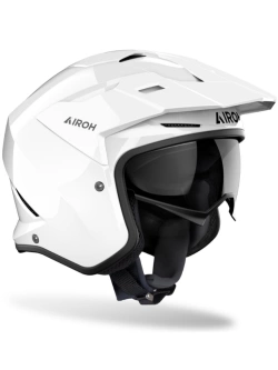 Kask otwarty Airoh Kombakt Color biały połysk