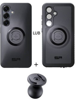 Zestaw: etui na telefon Samsung Galaxy S25 + uchwyt kulowy Pro SPC+ SP Connect