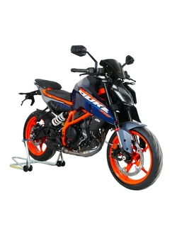 Szyba motocyklowa sportowa MRA "NSPM" KTM Duke 390 (24-) czarna 