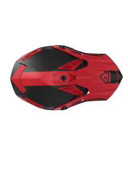 Kask enduro Acerbis Steel Carbon czarno-czerwony