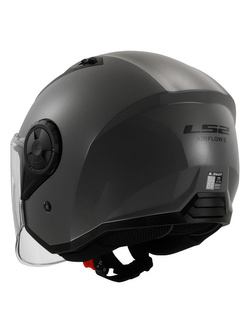 Kask otwarty LS2 OF616 Airflow II Solid szary