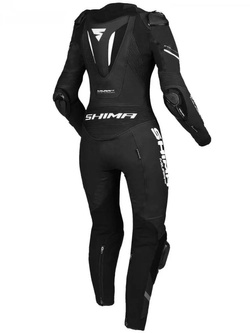 Kombinezon motocyklowy jednoczęściowy damski Shima Miura RS czarno-biały