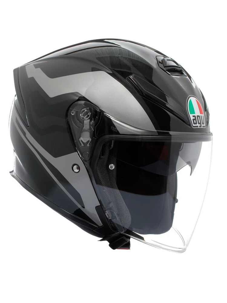 Kask otwarty AGV K-5 Jet Evo Tune szaro-czarny