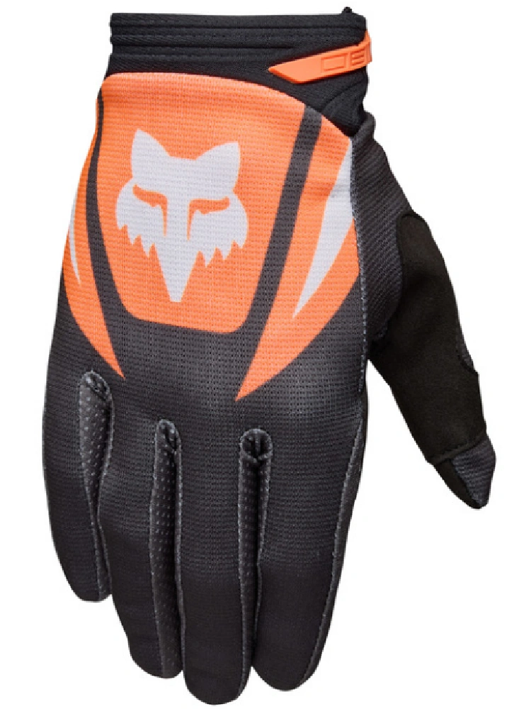Rękawice cross Fox 180 Draft czarno-pomarańczowe