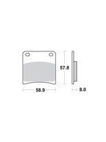 KLOCKI HAMULCOWE SBS 704 LS