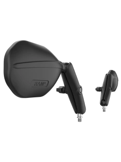 Zestaw lusterek motocyklowych RAM Tough-Mirror z długimi ramionami B i podstawami kulowymi