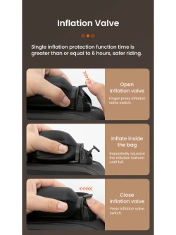 Torby na gmole Loboo Wanderer wodoodporne, pompowane [pojemność: 6l]