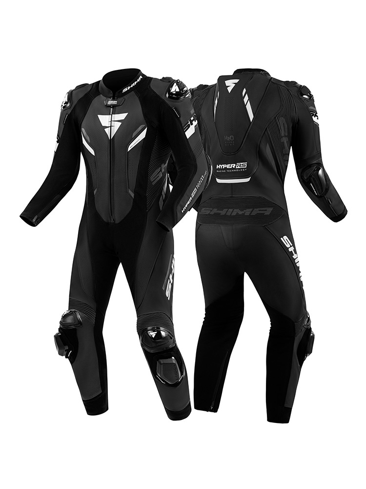 Kombinezon motocyklowy jednoczęściowy Shima Hyper RS czarno-biały