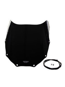 Szyba motocyklowa MRA oryginalny kształt "O" Kawasaki ZX 7 R (96-03) czarna