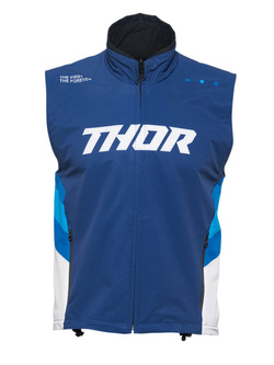 Kamizelka motocyklowa Thor Warm Up niebiesko-biała