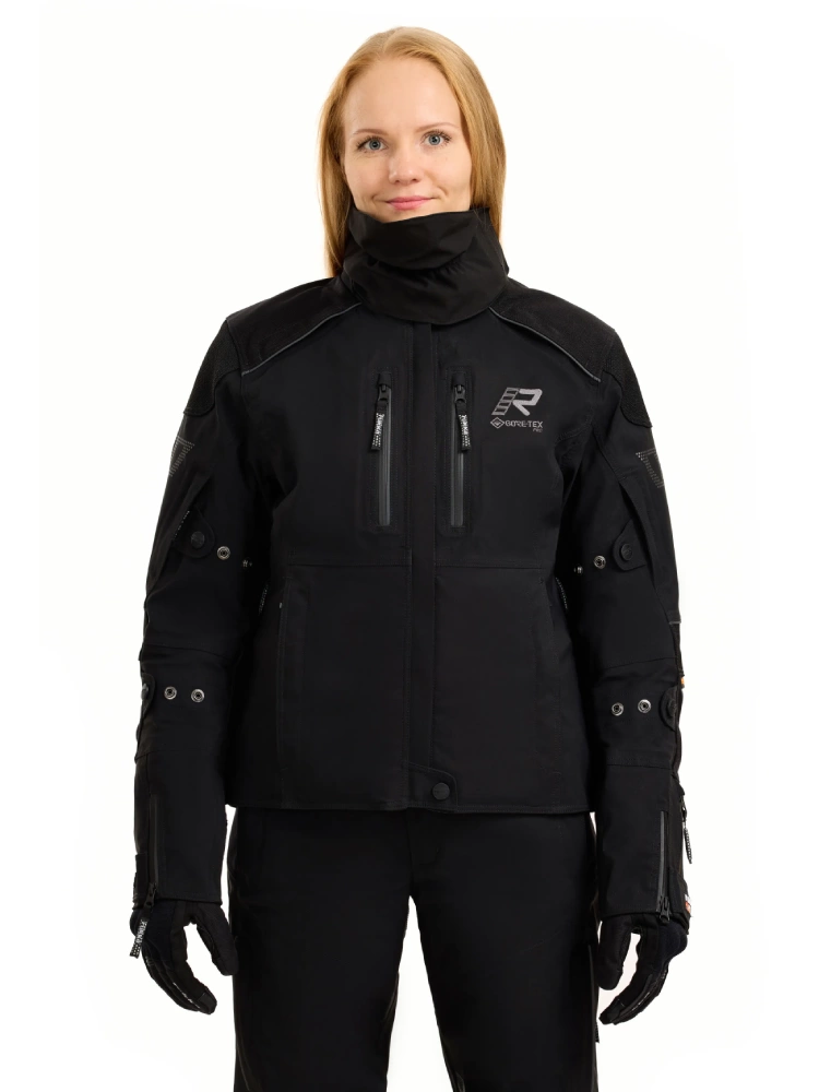 Kurtka motocyklowa damska tekstylna Rukka FlexoRina czarna