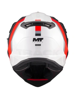 Kask adventure MT Track SV Nomad A15 biało-czarno-czerwony, połysk