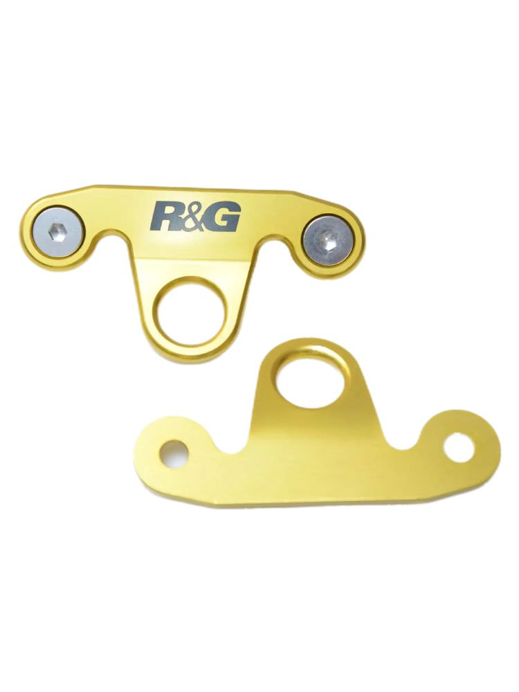 Uchwyty na pasy transportowe R&G do BMW S 1000 R (10-20) /RR (10-18) złote