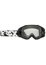 Gogle motocyklowe Fox Vue Core z przezroczystą szybką, czarno-białe