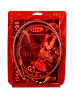 Przewody hamulcowe HEL w oplocie stalowym układ P do Yamaha X-MAX 125 (2014-2016) [PRZÓD i TYŁ]