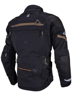 Kurtka motocyklowa tekstylna Leatt DriTour 7.5 Stealth czarno-szara