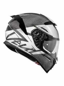 Kask integralny Premier Devil Carbon MN 8 czarno-biały