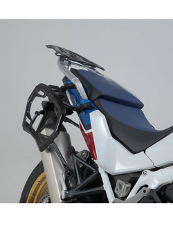 Zestaw: kufry boczne + kufer centralny + stelaże 45/37/38 TRAX ADV do Honda CRF1100 L Africa Twin/ Adventure Sports (19-), Africa Twin ES/ Adventure Sports ES (23-) czarne