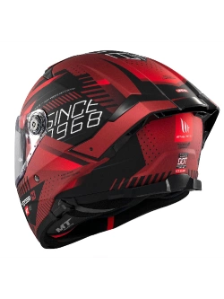 Kask integralny MT Thunder 4 SV Luminence D5 czerwono-czarny matowy