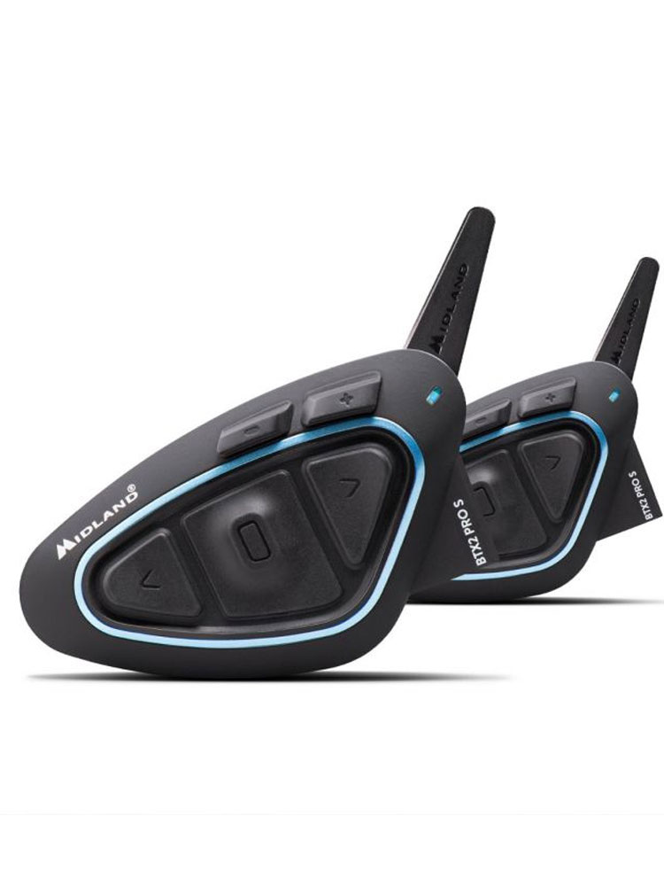 Interkom motocyklowy Midland BTX2 PRO S LR TWIN Hi-Fi [podwójny]