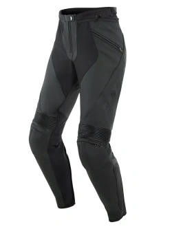 Spodnie motocyklowe damskie skórzane Dainese Pony 3 czarne