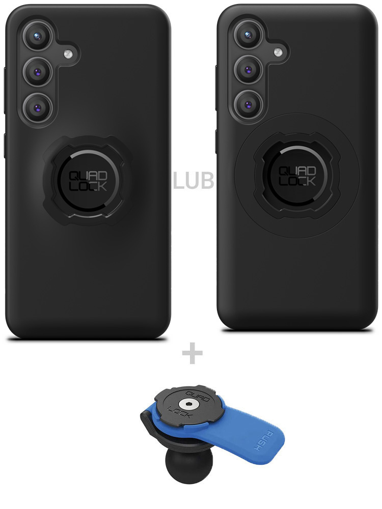 Zestaw: etui na telefon Samsung Galaxy S24 oraz uchwyt kulowy Quad Lock