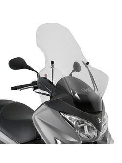 Szyba do skutera GIVI Suzuki Burgman 125-200 K7-K8-K9-L0-L1-L2-L3 (06-13)/ 125-200 ABS (14-21) przezroczysta [bez mocowania]