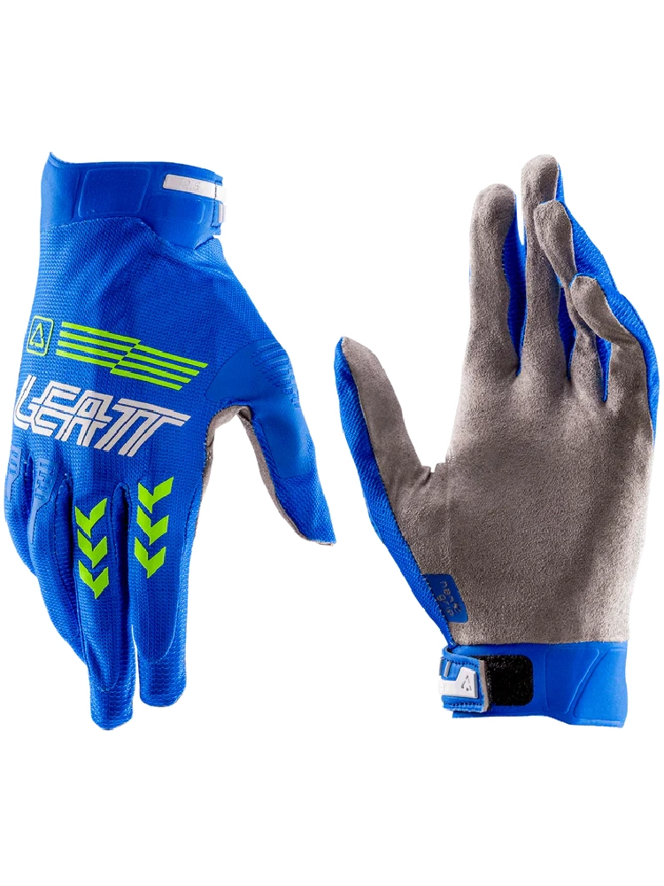 Rękawice cross Leatt Moto 2.5 X-Flow niebieskie-fluo