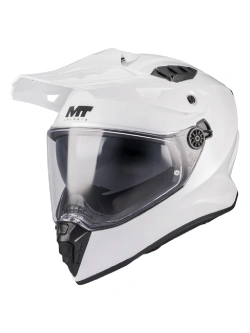 Kask adventure MT Track SV Pure A0 biały, połysk