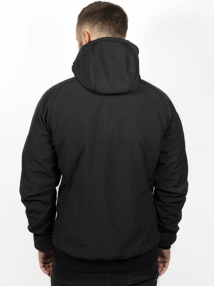 Kurtka motocyklowa tekstylna John Doe Softshell 2 in 1 czarna