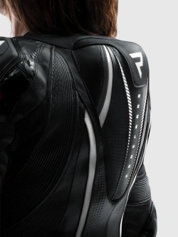 Kurtka motocyklowa damska skórzana Rebelhorn Diva RS czarno-biała