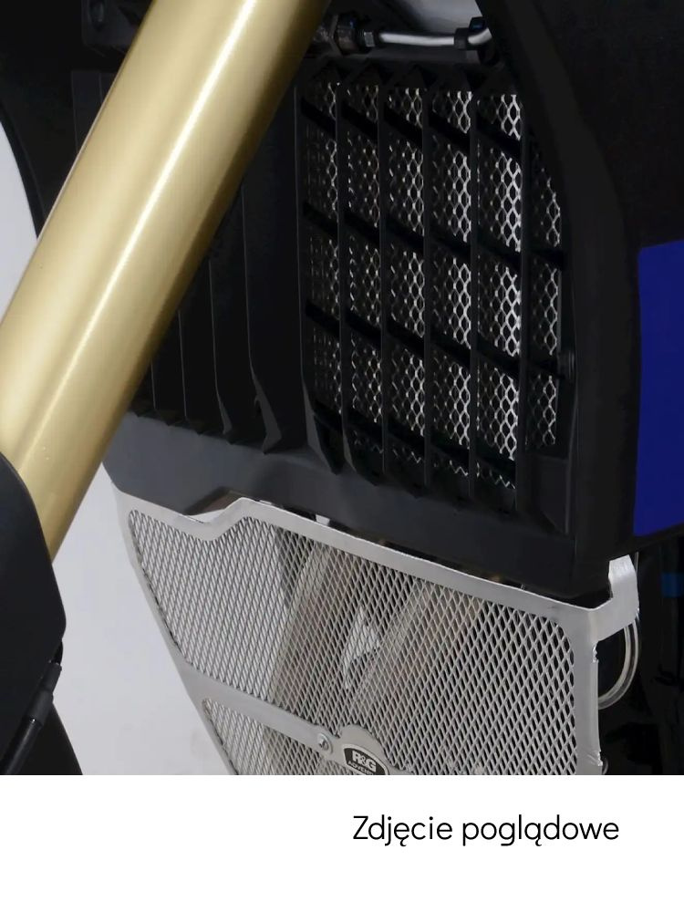 Osłona chłodnicy R&G aluminiowa do Yamahy YZF-R1/R1M (15-)/ MT-10 (16-) szara