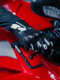 Rękawice motocyklowe Spidi G-Carbon czarne