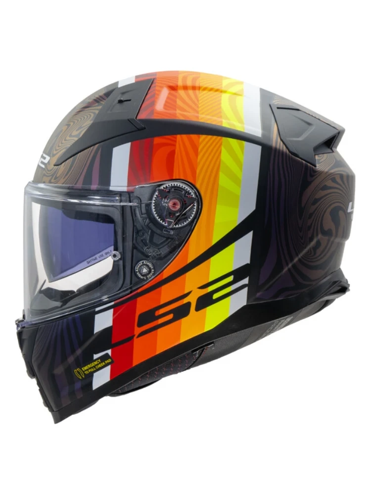 Kask integralny LS2 FF811 Vector II Freedom czarno-czerwony