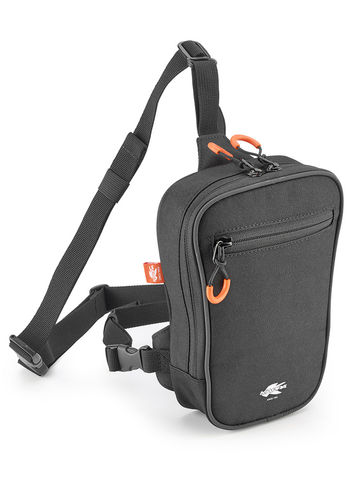 Torba na nogę Kappa Stryker Range ST111 czarna [pojemność: 2 litry]