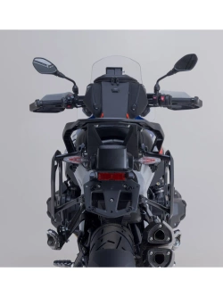 Zestaw: kufry boczne DUSC L + kufer centralny DUSC XL + stelaże SW-Motech BMW R 1300 GS Adventure (24-) [do oryginalnego mocowania kufra górnego, poj.: 1 x 55l + 2 x 41l]