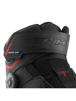 Buty motocyklowe Shima Enzo Air czarno-czerwone