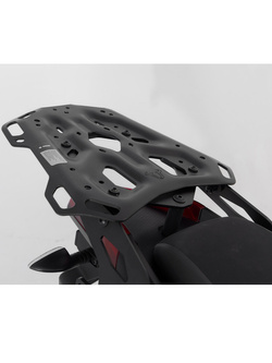 Zestaw: kufry boczne + kufer centralny + stelaże TRAX ADV do motocykla Aprilia Tuareg 660 (21-)/ Rally (24-) [całkowita pojemność: 150l] czarny