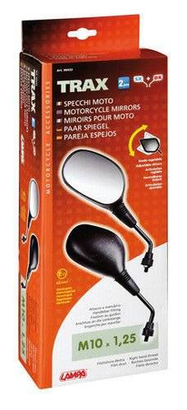 Lusterka Lampa Trac mocowane na kierownicy [para; M10 x 1.25]