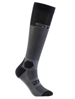Skarpety SIXS Long Racing V2 czarno-szare