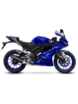 Pełny układ wydechowy LeoVince LV One Evo [Carbon, bez homologacji] do Yamaha MT-125 / YZF-R 125 / XSR 125 [21-]